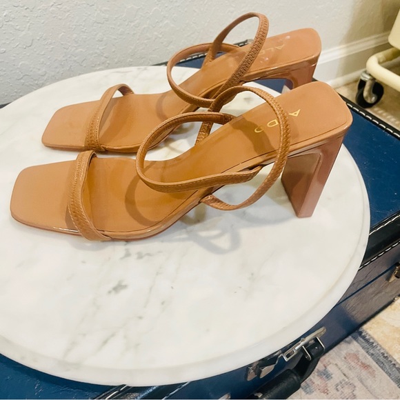 NWT Aldo Mod-Block Nude Step In Heels Size 10 - Picture 6 of 12